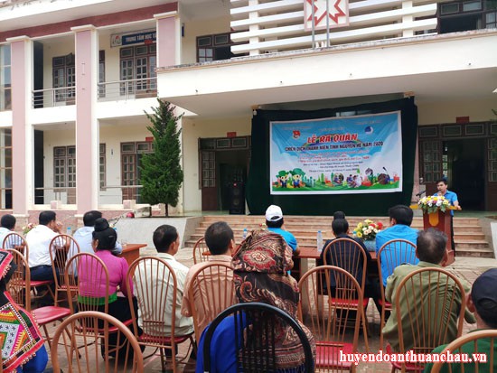 Huyện đoàn Thuận Châu ra quân Chiến dịch thanh niên tình nguyện hè  năm 2020