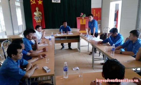 Huyện đoàn Thuận Châu đã tổ chức kiểm tra, giám sát cơ sở Đoàn năm 2019 